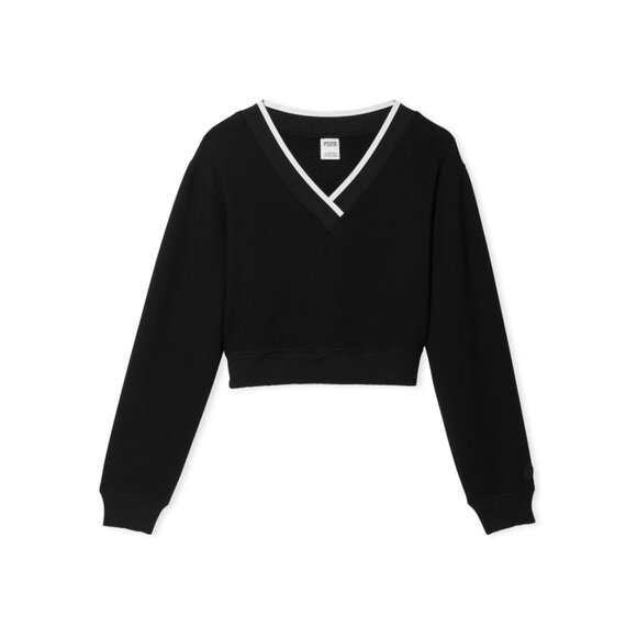 PINK Victoria's Secret Premium Fleece Pullover Sweatshirt XL NWT - Picture 4 of 10